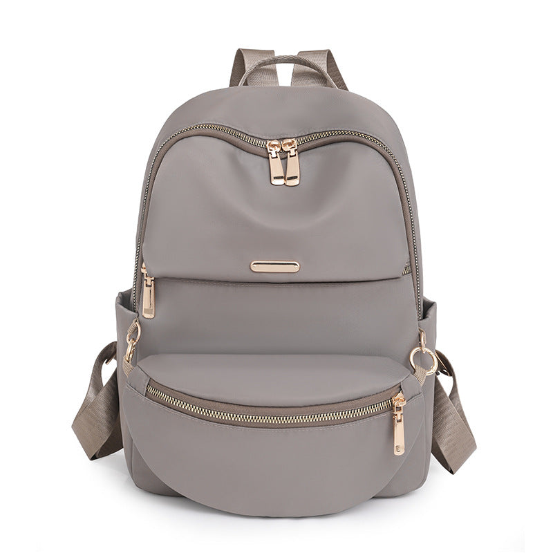 Women's Waterproof Nylon Backpack – Lightweight Travel, College &amp; Casual School Backpack with Multiple Compartments
