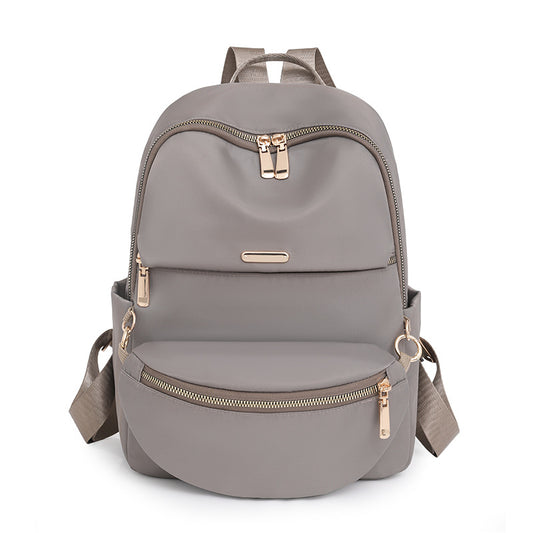 Women's Waterproof Nylon Backpack – Lightweight Travel, College &amp; Casual School Backpack with Multiple Compartments