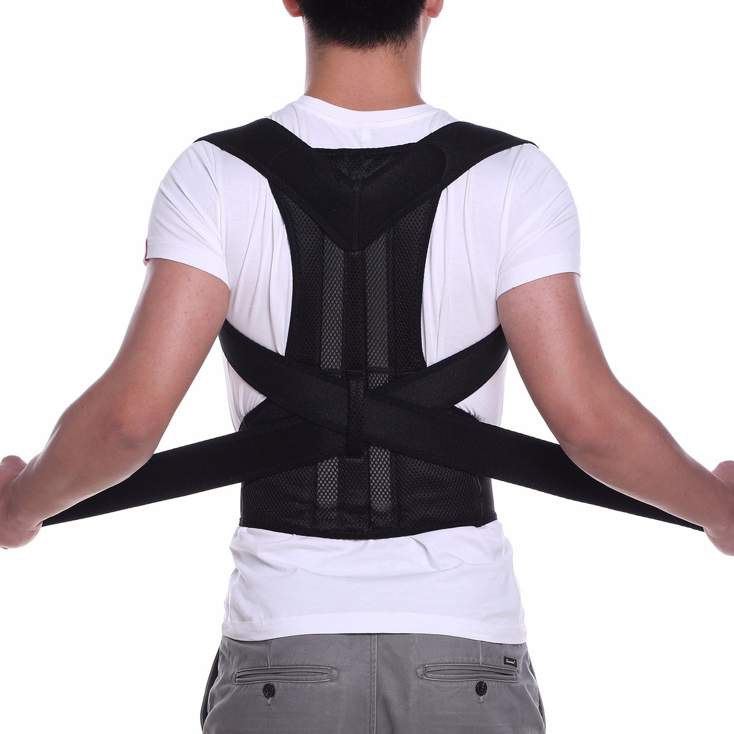 Adjustable Back Posture Corrector Belt for Men &amp; Women – Upper Back &amp; Shoulder Support Brace