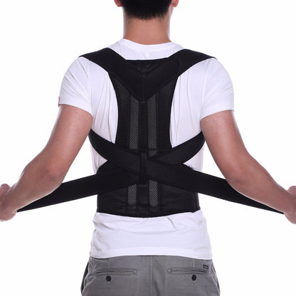Adjustable Back Posture Corrector Belt for Men &amp; Women – Upper Back &amp; Shoulder Support Brace