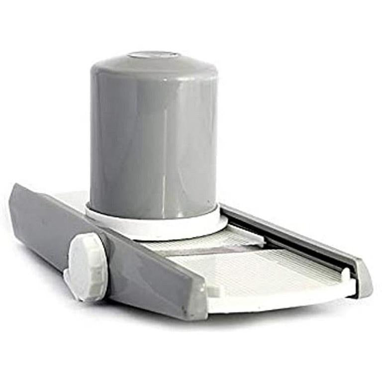 Multifunctional Adjustable Vegetable Slicer – Manual Mandoline Cutter with Food Holder &amp; Collection Cup