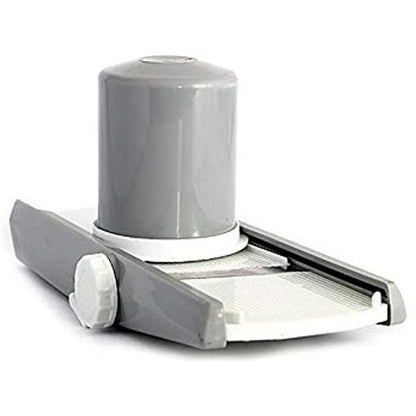 Multifunctional Adjustable Vegetable Slicer – Manual Mandoline Cutter with Food Holder &amp; Collection Cup