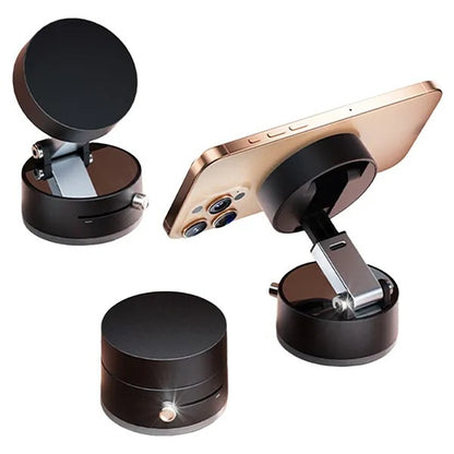 360° Magnetic Foldable Phone Stand – Adjustable Desktop Mobile Holder for iPhone, Android &amp; MagSafe Devices