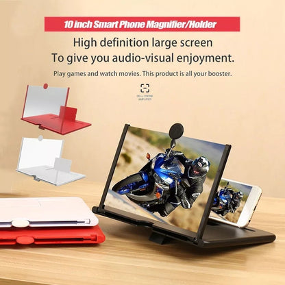 3D HD Mobile Phone Screen Magnifier – Foldable Smartphone Screen Amplifier Stand for Movies, Gaming &amp; Video Watching