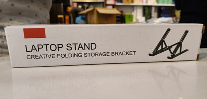 Adjustable Foldable Aluminum Laptop Stand – Portable Ergonomic Notebook Holder for MacBook, Laptop &amp; Tablet