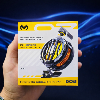 CX07 Magnetic Mobile Phone Cooler Fan – 15W Semiconductor Gaming Cooling Fan for Android & iPhone