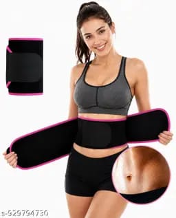 Waist Trimmer Belt for Men & Women | Adjustable Sweat Belt for Tummy Control & Workout Support