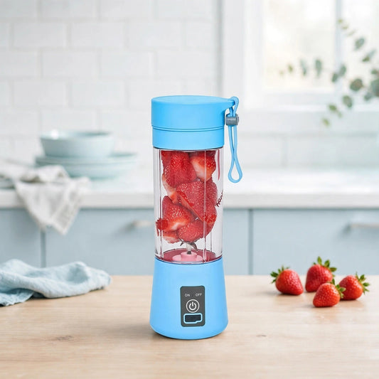 Portable USB Rechargeable Mini Blender Bottle – Personal Smoothie Maker &amp; Juicer for Shakes, Juices &amp; Baby Food