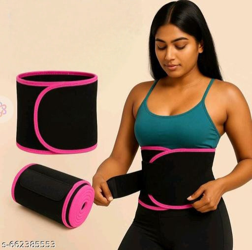 Waist Trimmer Belt for Men & Women | Adjustable Sweat Belt for Tummy Control & Workout Support