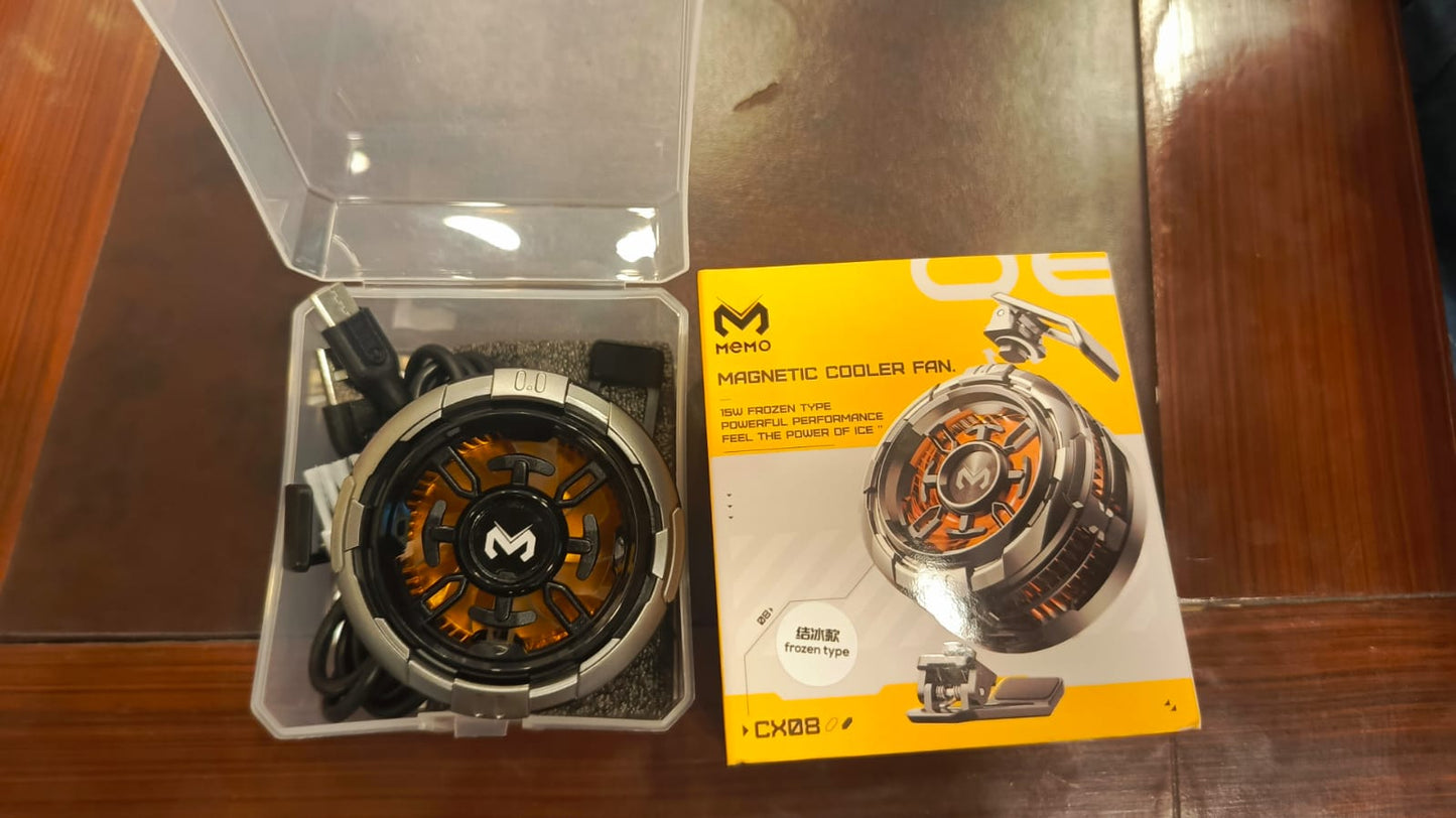 Magnetic Mobile Phone Cooler Fan | USB Rechargeable Gaming Phone Cooling Fan for Android & iPhone
