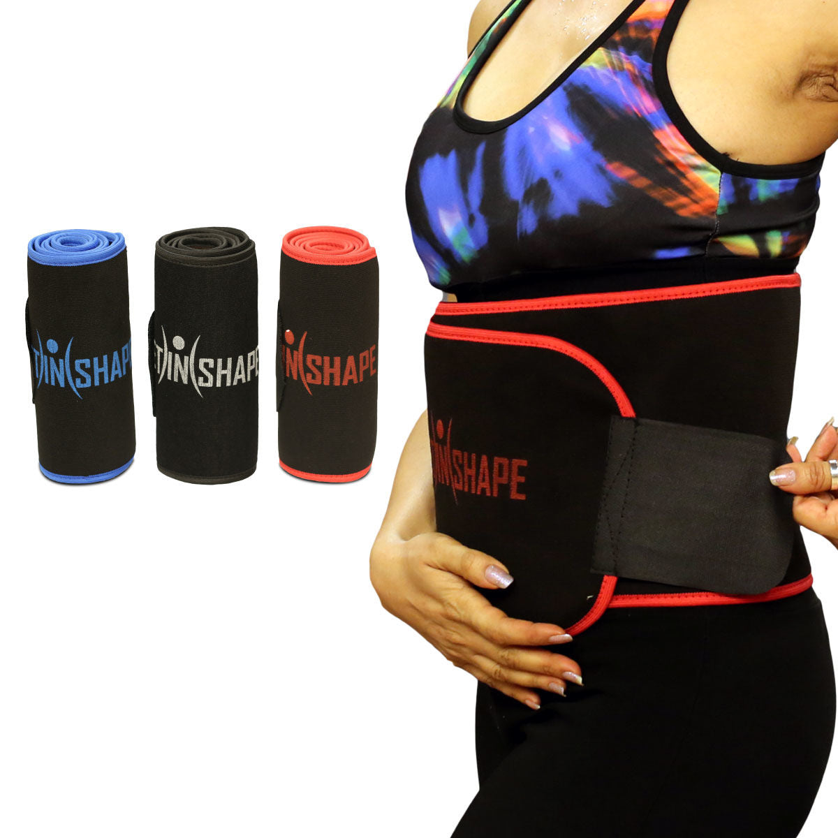 Waist Trimmer Belt for Men & Women | Adjustable Sweat Belt for Tummy Control & Workout Support