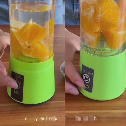 Portable USB Rechargeable Mini Blender Bottle – Personal Smoothie Maker &amp; Juicer for Shakes, Juices &amp; Baby Food