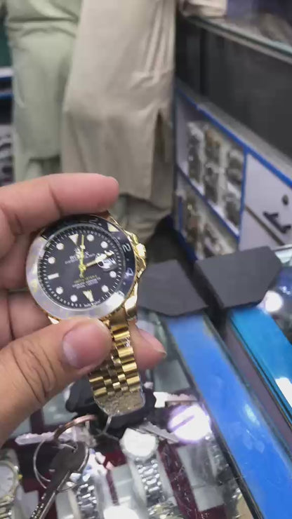 Luxury Men's Stainless Steel Analog Wrist Watch | Premium Business & Casual Fashion Watch