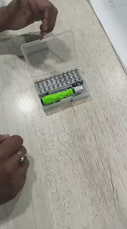 31-in-1 Precision Screwdriver Repair Tool Kit – Multi-Purpose Magnetic Mini Screwdriver Set for Mobile, Laptop, Watch &amp; Electronics